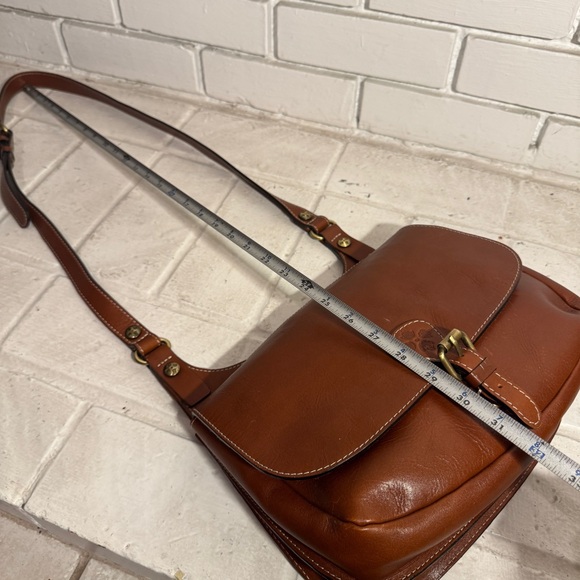 Patrish Nash London Saddle Leather Bag British Tan Crossbody Shoulder Bag Purse - Picture 16 of 16